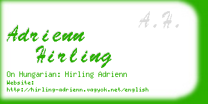 adrienn hirling business card